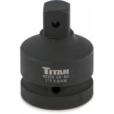 TIT42359 image(1) - TITAN 1" FEM TO 3/4" M IMP SKT ADAPT