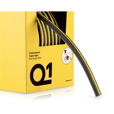 Q1PSE02 image(0) - PPM Q1 Products SE02 Performance Foam Masking Tape, 25 m L x 11 mm W x 10 mm THK