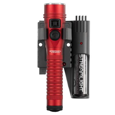 STL74443 image(0) - Streamlight 1200 Lumen Strion 2020 Flashlight - 120V/100VAC/12V DC PiggyBack - Red