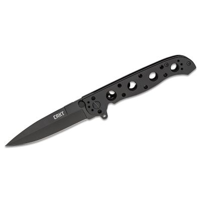 CRKM16-03KS image(0) - CRKT (Columbia River Knife) M16-03KS 12C27 Oxide Plain Blade Folding Knife with Frame Lock Stainless Steel Handle - Black