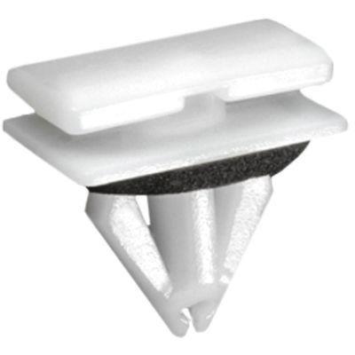 AVC21668 image(0) - AUVECO 21668 Rocker Panel Molding Clip, (12 x 20 mm Top x 15 x 20 mm Bottom) Head, Nylon, White