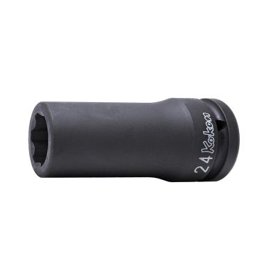 KKN16310M-18 image(0) - Ko-ken USA 16310M-18 3/4 Sq. Dr. Socket 18mm Surface Drive Length 100mm