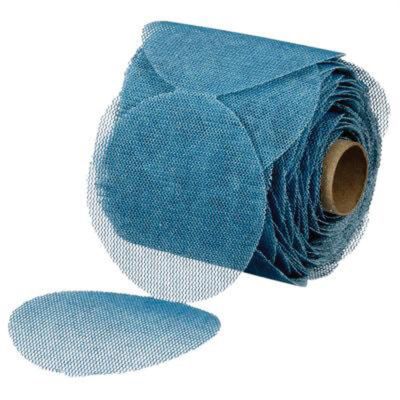 MMM36454 image(0) - 3M Cubitron II 36454 Disc, 6 in Dia, 240 Grit, Aluminum Oxide Abrasive, Blue, Hook and Loop Attachment