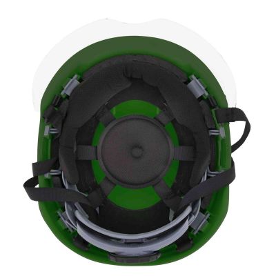JCK22179 image(0) - Jackson Safety Safety Helmet - XS2-550V Series - Type 2+ - Vented - With Flip-Up Visor - Green