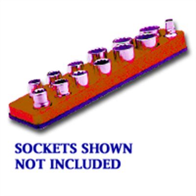 MTS717 image(1) - Mechanic's Time Savers SOC HOL 3/8 MAG ORANGE SOLAR