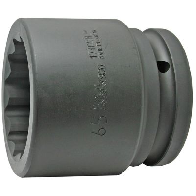 KKN17405M-50 image(0) - Ko-ken USA 17405M-50 1.1/2 Sq. Dr. Socket 50mm 12 point Length 84mm