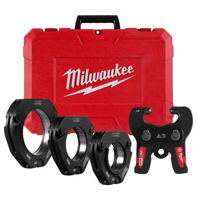 MLW49-16-2690X image(0) - Milwaukee Tool 2-1/2 Inch - 4 Inch CTS-V Pivoting Press Ring Kit for M18 FORCE LOGIC Press Tools