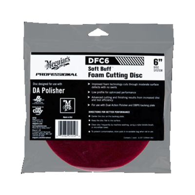 MEGDFC6 image(1) - Meguiar's Automotive 6" Soft Buff DA Foam Cutting Disc