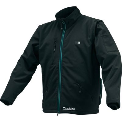 MAKCJ102DZS image(0) - Makita 12V CXT Cordless Heated Jacket, Black, Small (Bare)