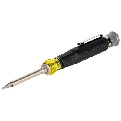 KLE32611P image(0) - Klein Tools 13-in-1 Multi-Bit Pocket Precision Screwdriver