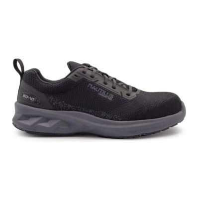 FSIN5120-10.5EE image(0) - Nautilus Nautilus Safety Footwear - SPRINGWATER SD10 - Men's Low Top Shoe - CT|SD|SF|SR - Black / Grey - Size: 10.5 - 2E - (Extra Wide)