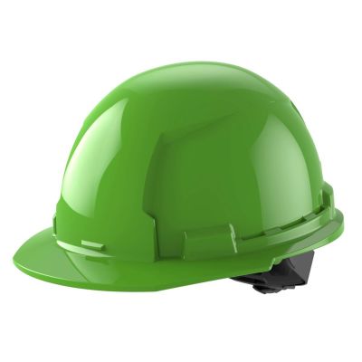 MLW48-73-1106 image(0) - Milwaukee Tool BOLT Green Front Brim Hard Hat w/4pt Ratcheting Suspension (USA) - Type 1, Class E
