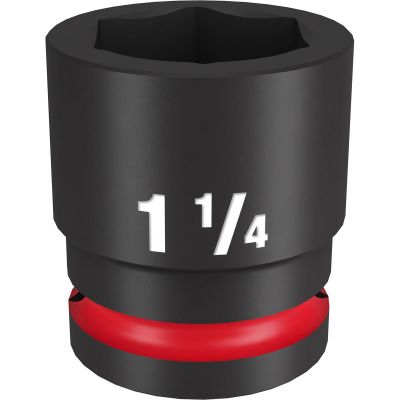MLW49-66-6311 image(0) - Milwaukee Tool SHOCKWAVE Impact Duty  3/4"Drive 1-1/4" Standard 6 Point Socket