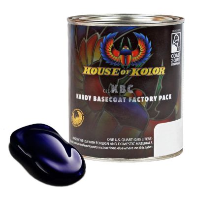 HOKKBC13-Q01 image(0) - House Of Kolor SHIMRIN KBC13-Q01 Kandy Series Universal Basecoat, 1 qt Can, Burple