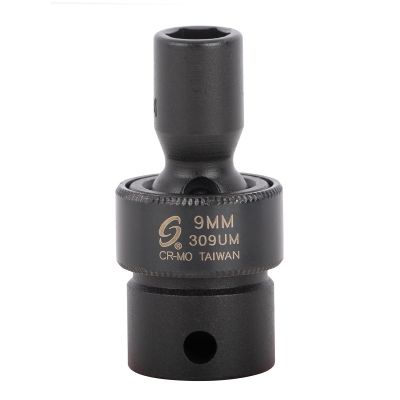 SUN309UM image(0) - SUNEX 3/8" Dr. 9mm Universal Impact Socket