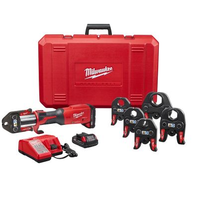 MLW2922-22 image(0) - Milwaukee Tool M18 FORCE LOGIC Press Tool w/ ONE-KEY w/ 1/2"-2" CTS Jaws