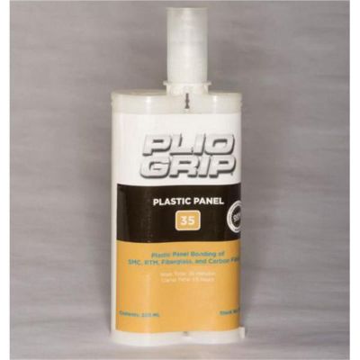PLI8006 image(0) - PLIO-GRIP Plastic Panel 35 8006 Plastic Panel Bonding, 220 mL Cartridge, Beige (Part A), Green (Part B)