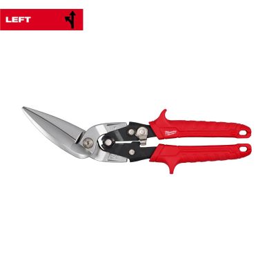 MLW48-22-4568 image(0) - Milwaukee Tool Left Offset Long Cut Aviation Snips