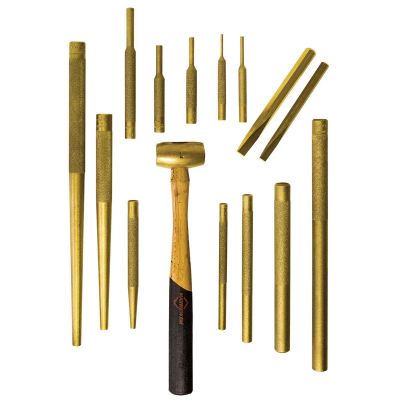 MAY61369 image(1) - Mayhew 15-PC BRASS KIT ASSORTMENT