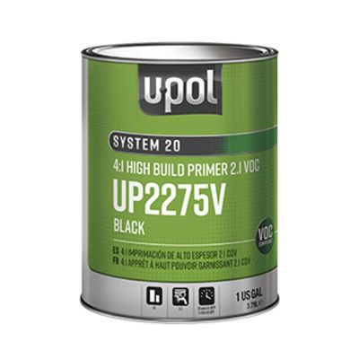 UPO2275V image(0) - U Pol Products 2275V High VOC National Rule High Build Primer, 1 gallon Tin, Black, 4:1 Mixing