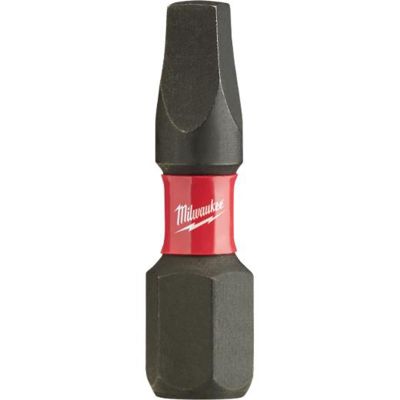 MLW48-32-4423 image(0) - Milwaukee Tool SHOCKWAVE Impact Square Recess #3 Insert Bits (2 PK)