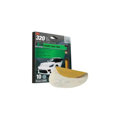 MMM31446 image(0) - 3M 31446 Sanding Disc, 6 in Dia, 320 Grit