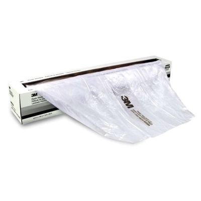 MMM6724 image(0) - 3M 06724 Plastic Sheeting, 16 ft W x 400 ft L, HDPE, Translucent