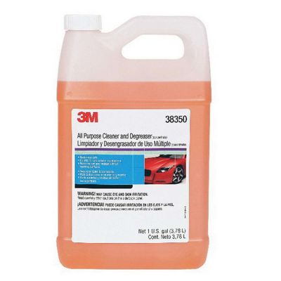 MMM38350 image(0) - 3M 38350 All Purpose Cleaner and Degreaser, 1 gal Bottle, Brown/Yellow