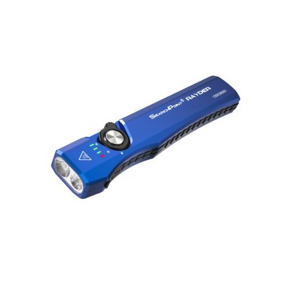 MXN04051 image(0) - Maxxeon SearchPoint RAYDER 800 Lumen Rechargeable Mini Handheld Flashlight - Blue
