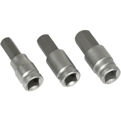 WLMW86023 image(0) - Wilmar Corp. / Performance Tool 3 pc. Large Hex Bit Socket Set