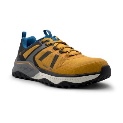 FSIA1221-7.5M image(0) - Avenger Work Boots AERO Trail - Men's  Low Top Shoe - Composite Toe - CT |EH |SR - Yellow / Blue - Size: 7.5 - D - (Regular)