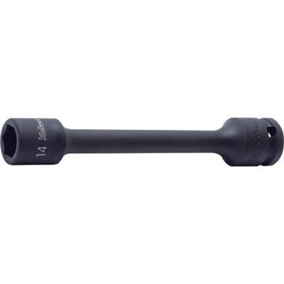 KKN14145M-100-17 image(0) - Ko-ken USA 14145M.100-17 1/2 Sq. Dr. Extension Socket 17mm 6 point Length 100mm