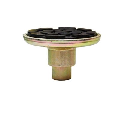 ATEXHP-217114A image(0) - Atlas Equipment Round Lift Pad Weldment w/ 1 in Shank & Rubber Pad (1 1/2 in Peg)