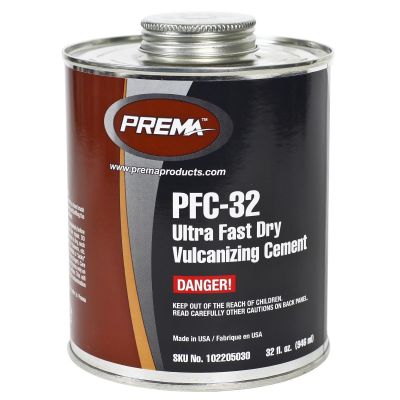 PRMPFC32-1 image(1) - PREMA Ultra Fast Dry Vulcanizing Cement 32 fl. Oz Can
