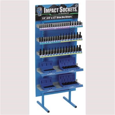 GRED157H image(0) - Grey Pneumatic 1/4"; 3/8" and 1/2" Drive Impact Hex Driver Display