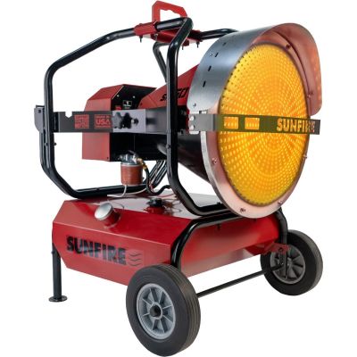 SHR95160 image(0) - Lanair Products SF-160 Portable Radiant Heater 160,000 BTU Dual Fuel Diesel/Kerosene