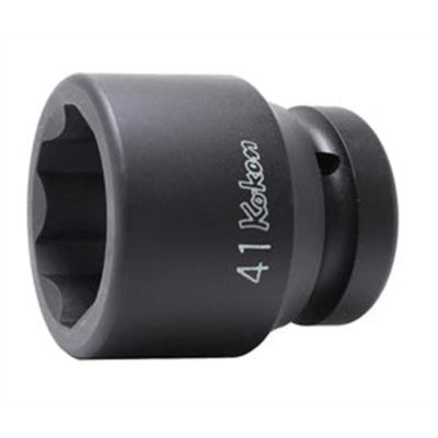 KKN18410M-27 image(0) - Ko-ken USA 18410M-27 1 Sq. Dr. Socket 27mm Surface Drive Length 57mm