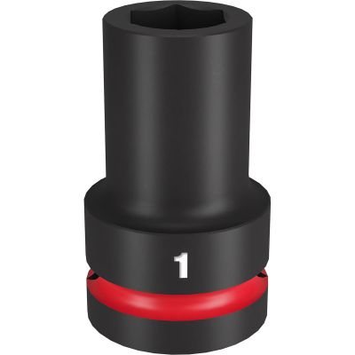 MLW49-66-6504 image(0) - Milwaukee Tool SHOCKWAVE Impact Duty  1"Drive 1" Deep 6 Point Socket