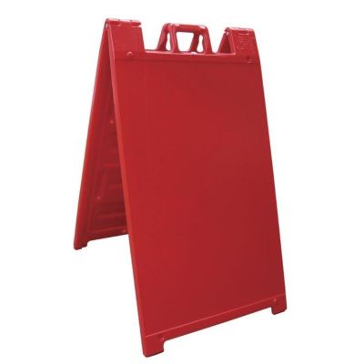CSU1225RD image(1) - Chaos Safety Supplies A-Frame Advertisement Marketing Sign Red