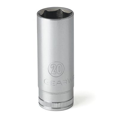 KDT80406 image(0) - GearWrench 3/8 Inch Drive 6 Point Deep Metric Socket 20mm