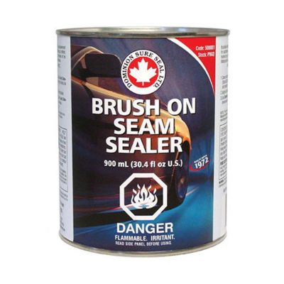 DOMPBGQ image(0) - Dominion Sure Seal 500001 Brush-On Seam Sealer, 900 mL Can, Dark Gray, Liquid, 4 to 8 hr Curing