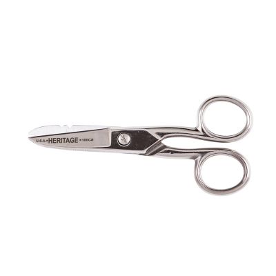 KLEG100CS image(0) - Klein Tools Electrician Scissor, Stripping Notches, Serrated