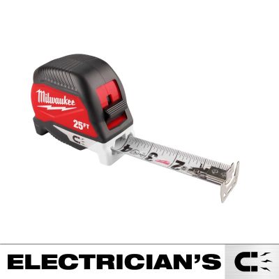 MLW48-22-1027M image(0) - Milwaukee Tool 25ft Electrician Feets Magnetic Tape Measure