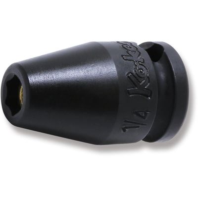 KKN13400AG-1-4 image(0) - Ko-ken USA 13400AG-1/4 3/8 Sq. Dr. Socket 1/4 6 point Length 32mm Magnet