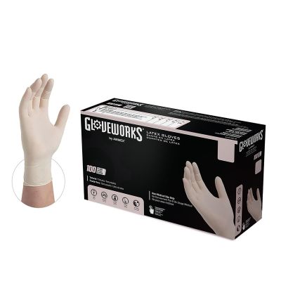 AMXTLF44100 image(0) - Gloveworks Powder Free Textured Latex Gloves