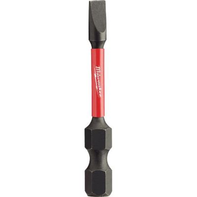 MLW48-32-4757 image(1) - Milwaukee Tool SHOCKWAVE 2" Impact Slotted 3/16" Power Bits (Bulk 25)