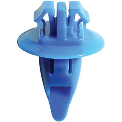 AVC20390 image(0) - AUVECO 20390 Fender Molding Clip, 17 mm Dia Head x 17 mm L Stem, Nylon, Blue