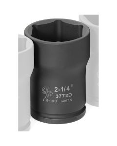GRE3772D image(1) - Grey Pneumatic 3/4" Drive x 2-1/4" Deep Truck Pinion Locknut  Socket