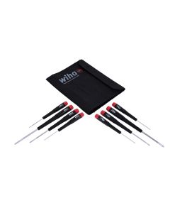 WIH26199 image(0) - WIHA Tools 8 Piece Precision Slotted and Phillips Screwdriver Set