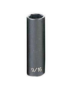 Grey Pneumatic 3/8" Drive x 9/16" Deep Socket